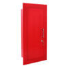 127-EL-RD Fully-Recessed 10 lb. Fire Extinguisher Cabinet with Full Metal Door in Baked Red Enamel
