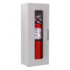 106-TN Surface Mounted 10 lb. Fire Extinguisher Cabinet with Full Glass Door in Baked Grey Enamel