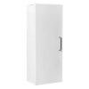 107-EL Surface Mounted 10 lb. Fire Extinguisher Cabinet with Full Metal Door in Baked White Enamel