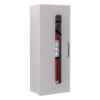 108-TN Surface Mounted 10 lb. Fire Extinguisher Cabinet with Vertical Duo Door in Baked Grey Enamel