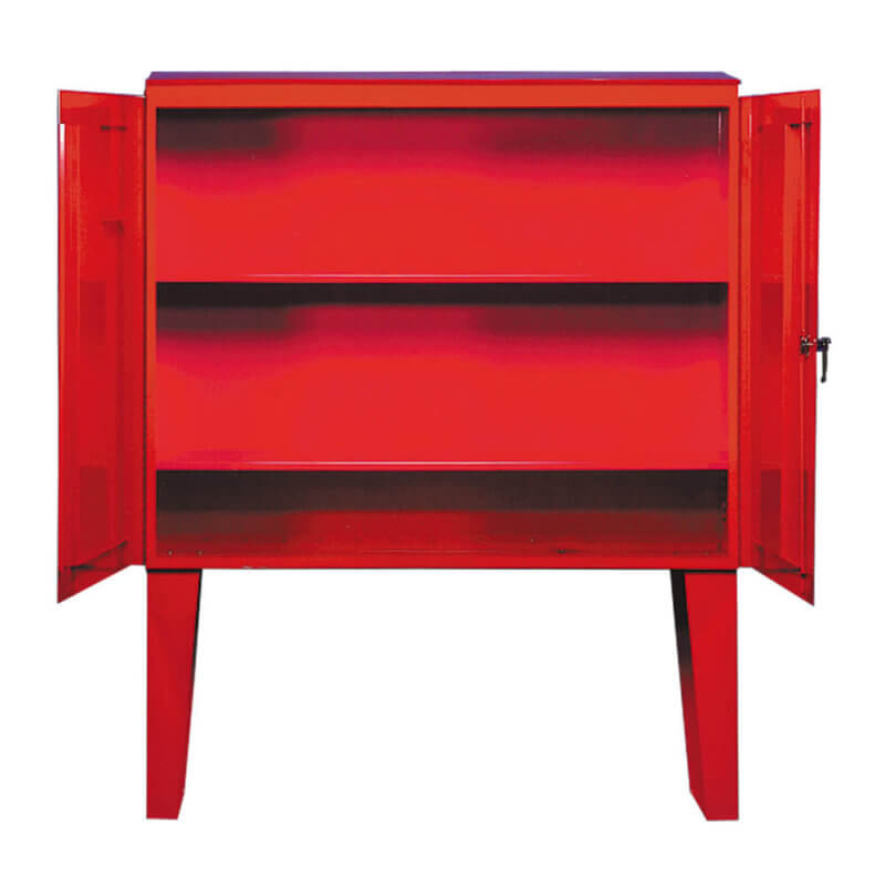 CM1101 Weatherproof Fire Hose & Equipment Storage Cabinet in Baked Red Enamel