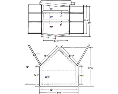 Hydrant House Dimension Drawing