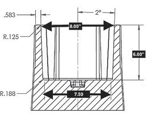 Portable Stand Fire Extinguisher Stand Dimension Drawing