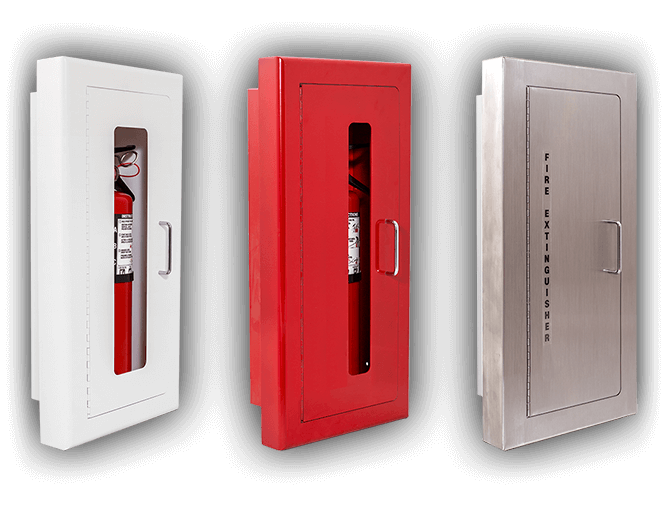 Safety One Murano Radius Series Fire Extinguisher Cabinets