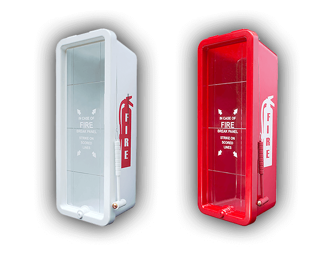 Safety One Economical Plastic Series Fire Extinguisher Cabinets