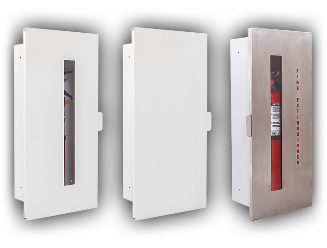 Safety One Sonoma Trimless Series Fire Extinguisher Cabinets