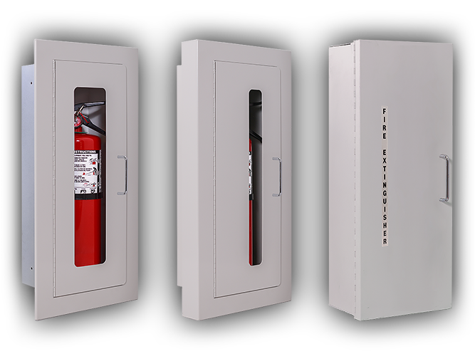 Safety One Titan Aluminum Series Fire Extinguisher Cabinets