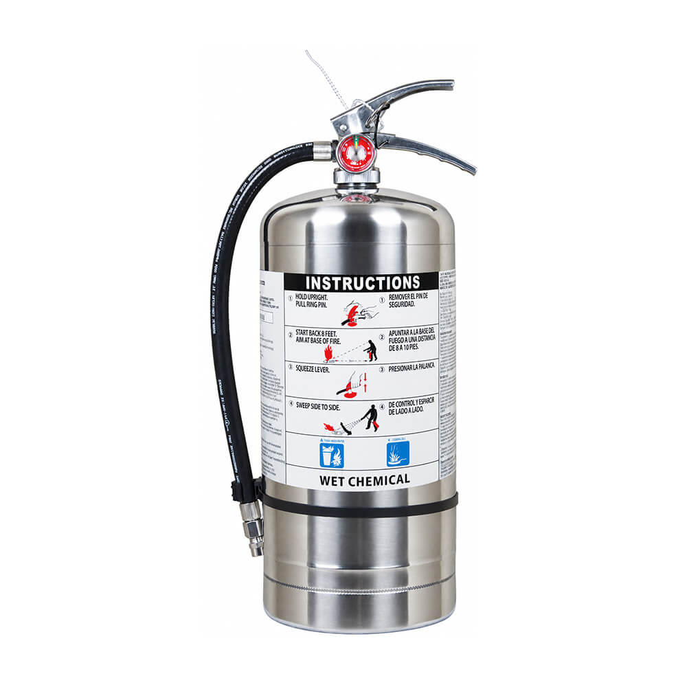 Safety One S1-K600 6 L Class K (Wet Chemical) Fire Extinguisher